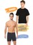 Erkek Sıfır Yaka Penye Atlet ve Boxer Takım 6'lı Set (12 Parça) SER0003 - SER0008 1