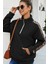 Kadın Uzun Kollu Balıkçı Yaka Önden Fermuarlı Polar Bluz 1