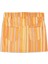 Çizgili Turuncu Yazlık Kız Çocuk Mini Etek 4