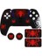 Ps5 Dualsense Joystick Koruyucu Silikon Kılıf + 2 Analog Başlık + 2 Sticker – Yüksek Kaliteli, Spider 2 Desenli 1