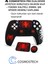 Ps5 Dualsense Joystick Koruyucu Silikon Kılıf + 2 Analog Başlık + 2 Sticker – Yüksek Kaliteli, Spider 2 Desenli 4