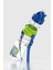 Taffy Desenli 330 ml Askılı Pipetli Tritan Bebek Suluk 222056 Mavi 3