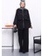 Siyah Fermuarlı Tunik Pantolonlu Modal Takım 1