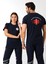 Paramedik Yuvarlak Yaka Penye Kısa Kol Tshirt - Lacivert 1