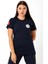 Paramedik Yuvarlak Yaka Penye Kısa Kol Tshirt - Lacivert 3