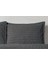Modern Twıst 3 Parça Battaniye Seti 220X240CM Koyu Gri 3