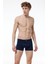 Erkek Lacivert 5 Li Pamuk Elastan Boxer 5M074 3