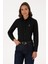 Kadın Siyah Gömlek Basic 50307990-VR046 1