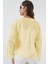 Kadın Bdart Fiyonk Bağlamalı V-Yaka Bluz Kehribar Sarısı 3