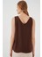 Kadın Bdart V Yakalı Bluz Ceviz Kahve 5