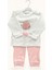 Kız Bebek Ikili Takım – Sevimli Desenli Sweatshirt ve Alt, Organik Pamuklu Rahat Günlük Set 3