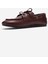 Serelıs Bordo Cilt Hakiki Deri Bağcıklı Kadın Loafer Ayakkabı 4