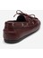 Serelıs Bordo Cilt Hakiki Deri Bağcıklı Kadın Loafer Ayakkabı 5