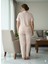 Kadın Düğmeli Pijama Takım 4