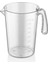 Şeffaf Ölçü Kabı – Ergonomik Saplı, Kırılmaz, Gıda ile Temasa Uygun, Buzlu Yüzeyli, Dayanıklı Plastik Ölçek Kabı (0.5 Lt / 1 Lt / 2 Lt / 3 Lt / 5 Lt) 2