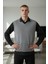 Açık Gri V Yaka Süveter (Unisex) 1