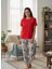 Kadın Kırmızı Pijama Takım 1