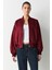 Bordo Astarlı Kadın Bomber Ceket MG2545 1