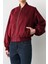 Bordo Astarlı Kadın Bomber Ceket MG2545 5
