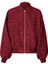 Bordo Astarlı Kadın Bomber Ceket MG2545 7