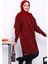 Bordo Soğuk İplik Merserize Triko Tunik 3