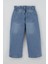 Kız Çocuk Jean Pantolon Yıldız Nakışlı Beli Lastikli Düğmeli 1.5-5 Yaş, Açık Mavi 2