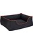 Techmrt Pet Comfort Alpha Köpek Yatağı Siyah W Turuncu Biye M 80X65CM 2