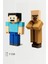 Minecraft Steve ve Köylü Villager Set Hareketli Eklemli Figür 1