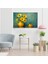 Kanvas Yatay Duvar Tablosu Kanvas Sari Cicekve Fincan Ev Ofis Salon Modern Duvar Tablosu 3