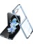 Samsung Galaxy Z Flip 5 Uyumlu Kıpta Full Koruma Lensli Kılıf 1