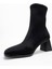 Plesa Siyah Scuba Kadın Kalın Topuklu Bot 4