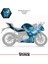 Cfmoto 250SR Sticker Kaplama Punisher Motor Kaplama Modeli Hazır Kit 2