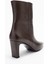 Elıas Kahverengi Cilt Hakiki Deri Kadın Blok Topuklu Bot 5