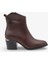 Veronika Inna Kadın Hakiki Deri Topuklu Bot 1