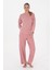 Kadın Vişne Pijama Takım 50302050-VR223 4