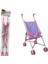 Seçtim Aldım Sunman The Stroller Bebek Arabası Baston Puset Metal Katlanır Kalp Desenli 4 Teker 3+ 3