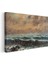 Kanvas Yatay Duvar Tablosu Kanvas Dalgali Deniz Manzarasi2 Ev Ofis Salon Modern Duvar Tablosu 1