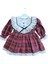 Laura Baby Ekoseli ve Fiyonklu Kız Bebek /çocuk Özel Gün/doğum Günü /party Elbise 3