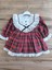 Laura Baby Ekoseli ve Fiyonklu Kız Bebek /çocuk Özel Gün/doğum Günü /party Elbise 5