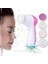5 In 1 Pilli Yüz Temizleme,masaj ve Peeling Fırça Seti 5