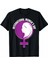 8 Mart Dünya Kadınlar Günü Için Özel Baskılı T-Shirt - Siyah 1