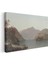 Kanvas Yatay Duvar Tablosu Kanvas Vintage Dag Gol Manzarasi Ev Ofis Salon Modern Duvar Tablosu 1