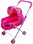 Seçtim Aldım Vardem Bebek Arabası Beşikli FL6068-F Metal Katlanabilir Puset Pembe Kalpli 4 Teker 3+ 1