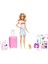 HJY18 Barbie Seyahatte Bebeği ve Aksesuarları 2