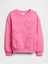 Kız Bebek Pembe Oversized Grafik Sweatshirt 1