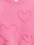 Kız Bebek Pembe Oversized Grafik Sweatshirt 2