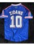98 Dünya Kupası Fransa Milli Takımı Zinedine Zidane Nostalji Forması (Blue) T-Shirt 2