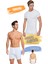 Erkek Pamuklu V Yaka Atlet ve Klasik Paça Boxer Takım 6'lı Set (12 Parça) TER0105 - TER0110 1
