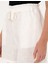 Kadın Beyaz Comfort Fit Bermuda Şort 50306492-VR013 5