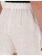 Kadın Beyaz Comfort Fit Bermuda Şort 50306492-VR013 6